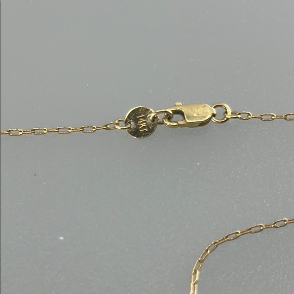 MIXUKI 14k Yellow Gold Cross Necklace - Picture 8 of 8